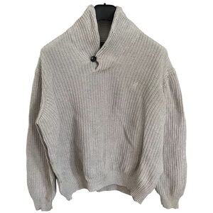Nautica Light Gray Knit Sweater